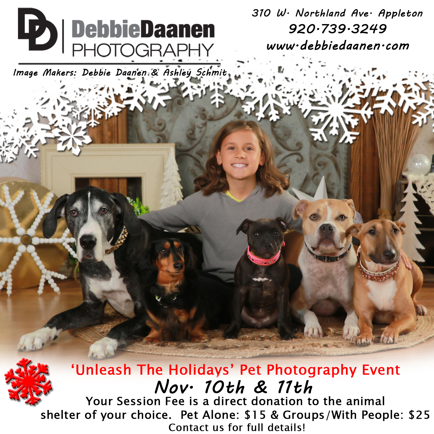 Debbie Daanen | Unleash The Holidays Pet Photography Event